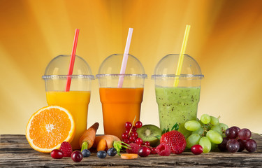 Fresh juice mix fruit