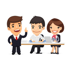 Business Team Working on the Project