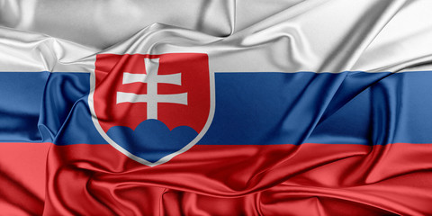 Fototapeta premium Flag of Slovakia