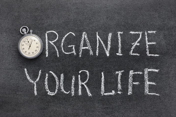 organize your life - obrazy, fototapety, plakaty
