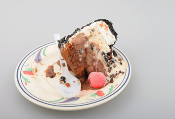 remaining cake