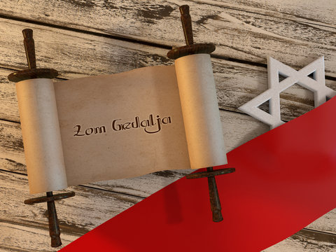 Zom Gedalja Tora Schriftrolle Judentum j&uuml;disch Feiertage Davids