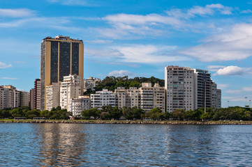 Fototapeta na wymiar Commercial and Residential Buildings of Rio de Janeiro
