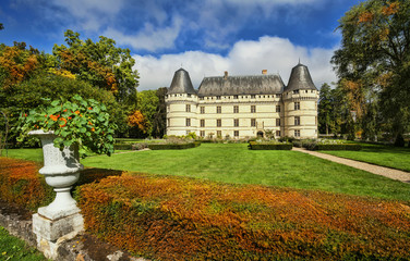 The chateau de l'Islette, France. Located in the Loire Valley.