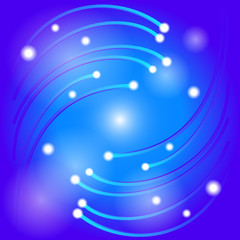 vectors fiber optical blue