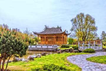 Fototapeta na wymiar Chinesischer Garten