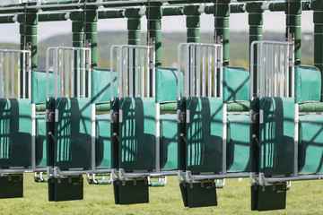 Start gates for horse races