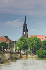 Naklejka premium Bridge in Dresden