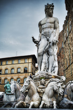 Neptune statue in Piazza della Signoria