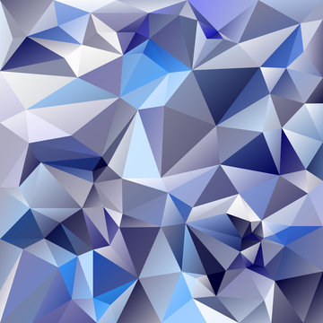 vector polygonal background  triangular ice glass colors blue