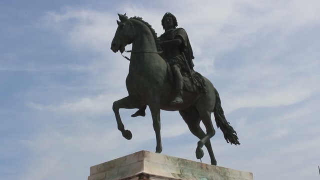 Louis XIV statue - Place Bellecour, Lyon (France)