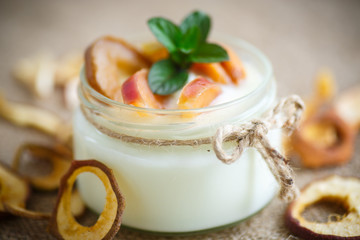 home sweet yogurt with dried fruit
