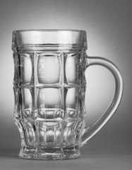 Empty beer glass