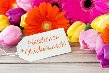 Herzlichen Glückwunsch!