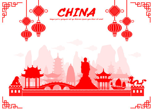 China Travel Landmarks.
