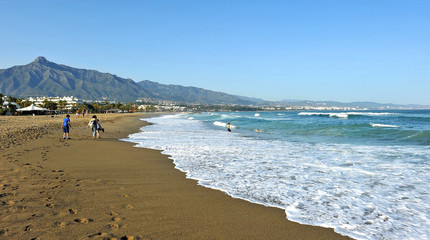 Playa de Marbella, Costa del Sol, Málaga, España