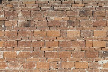Sway bracing brick wall