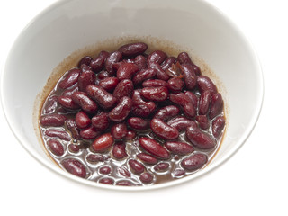 red beans boiled with sugar