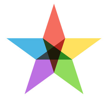 Multicolor star
