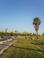 Obraz premium Park at the Coast in Montevideo