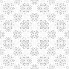 Seamless floral pattern wallpapers in the style of Baroque . Can