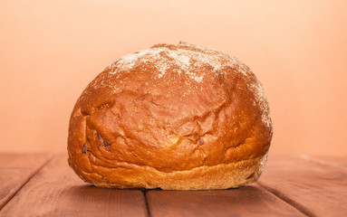 Bread on table