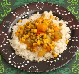 Reis mit Gemüse