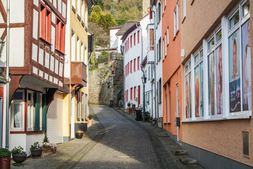 Street view of Bad Münstereifel - Germany - Europe