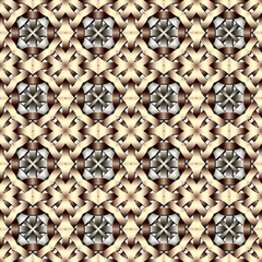 Celtic waves decoration generated seamless texture