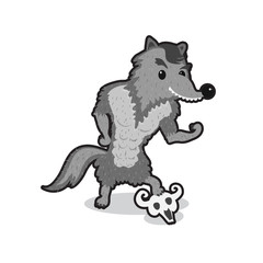 Obraz premium vector wolf