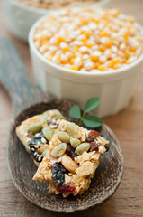 Healthy Snack : Cereal Bars : germinate rice whole grains with f