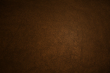 Leather texture dark brown closeup