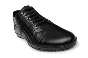 Male shoes isolated on white background