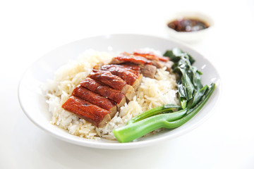 roast duck over rice