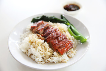 roast duck over rice