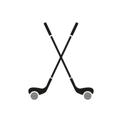 The golf icon. Sport symbol. Flat
