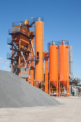 Obraz premium Asphalt plant