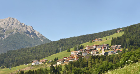 Mountain Village in the summer