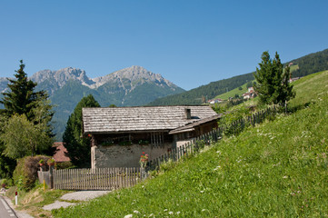 Farmhouse in the mountains