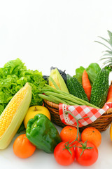 新鮮な野菜と果物