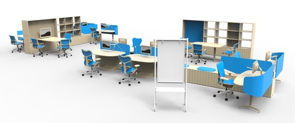 Isolated Office Furniture