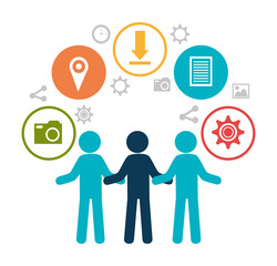 Social media design.