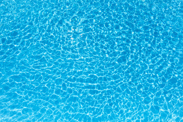 Beautiful blue water surface