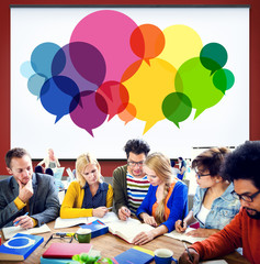 Speech Bubbles Message Concept Symbol Communication Idea Concept