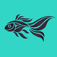 Goldfish logo vector