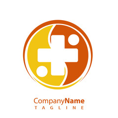 Fototapeta premium Medical logo icon vector