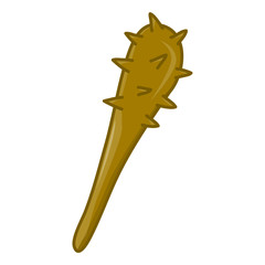 Medieval Mace isolated illustration
