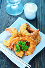 fried shrimps