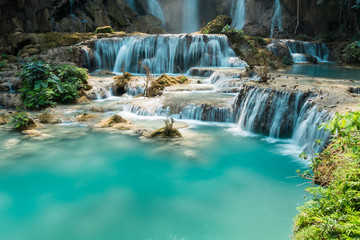 Waterfall processes, together with the major water basins.