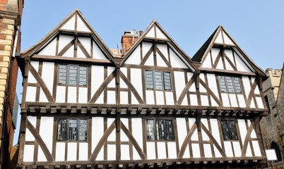 Obraz premium Traditional timber house in East Midlands, UK